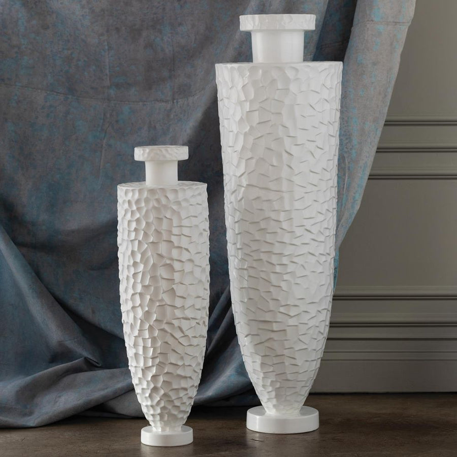 Vases Monumental Chiseled Vase-Sm