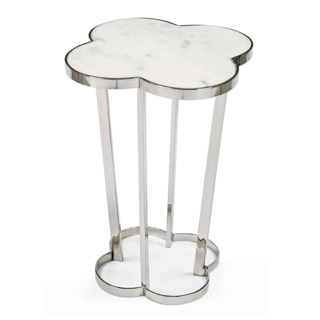 Clover Table-Regina Andrew Design-RAD-30-1009PN-Side TablesPolished Nickel-3-France and Son