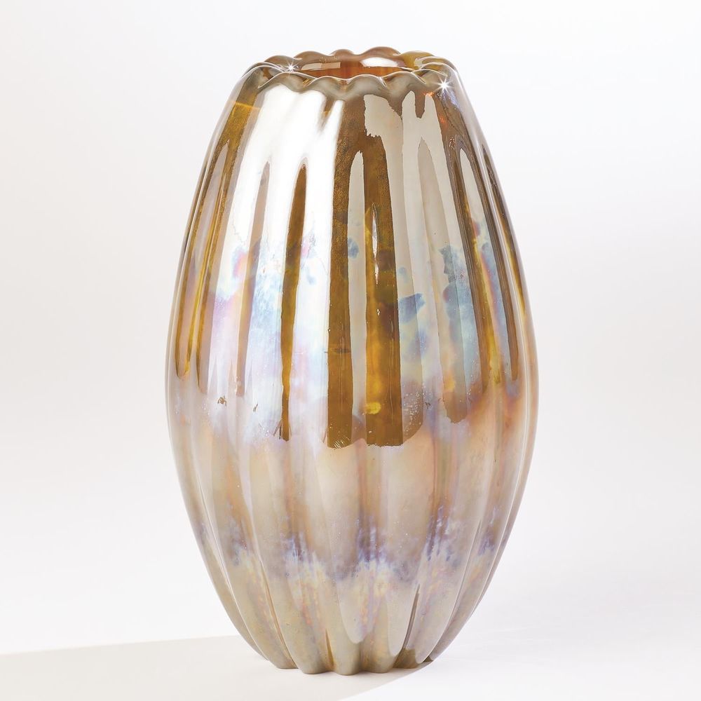 Vases Ribbed Vase-Irys Gelp-Sm