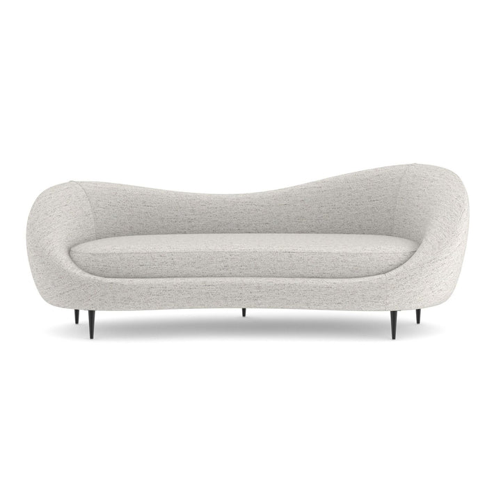 Additional view of Formosa Sofa 96 in light gray and heathered beige.