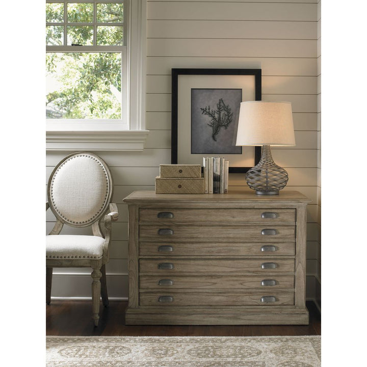 File Storage Johnson File Chest - Driftwood
