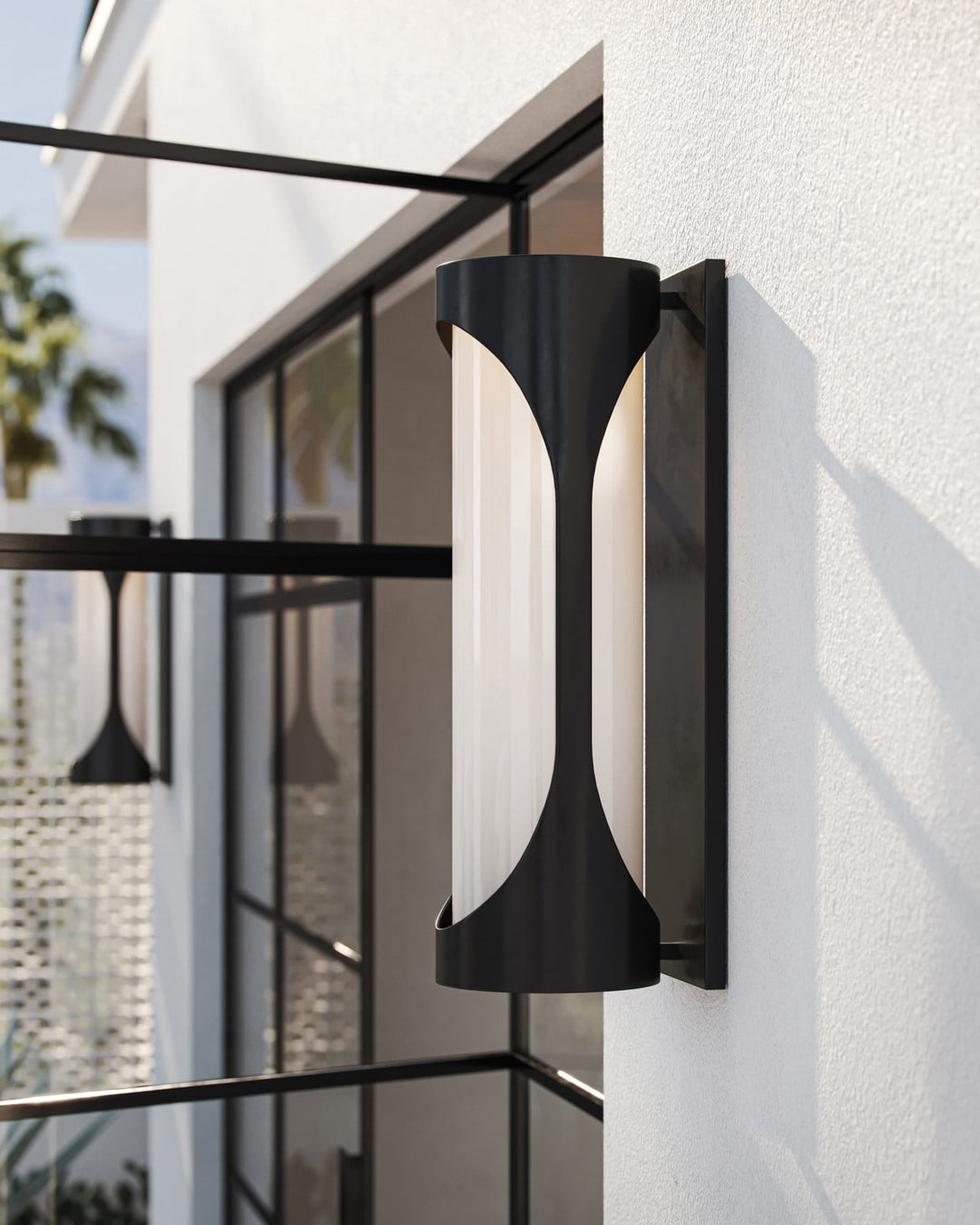 Outdoor Wall Sconces Swale Large Outdoor Wall Sconce
