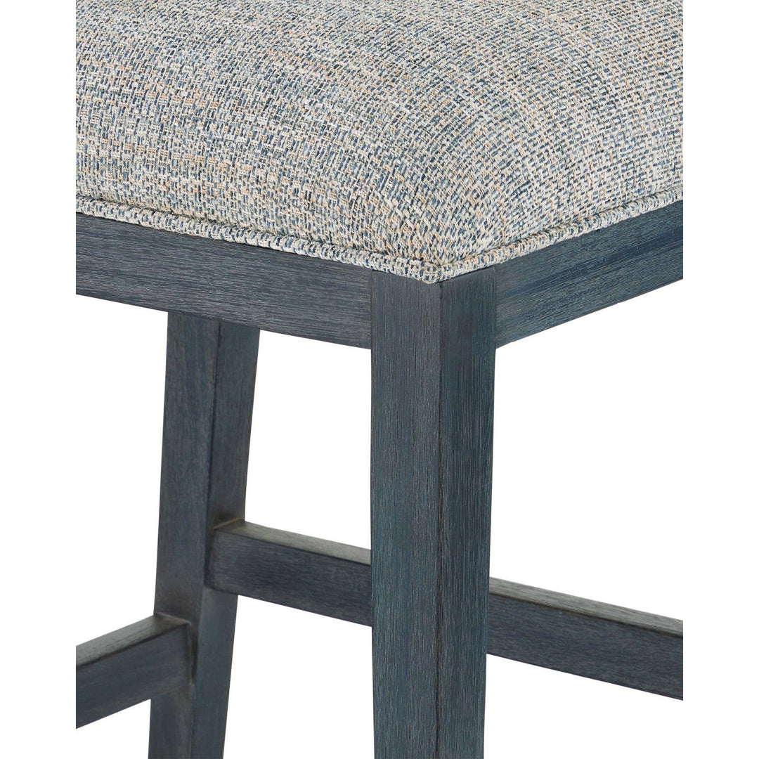 Santos Vintage Navy Bar Stool, Barrett Dusk