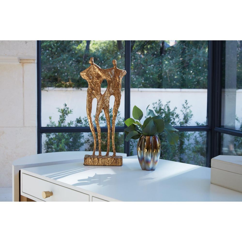Decorative Objects Couple-Gold Leaf