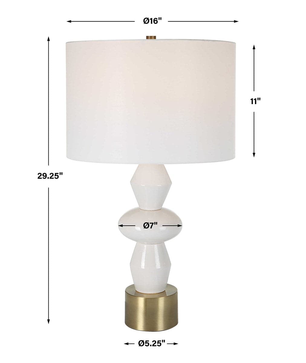 Architect White Table Lamp-Uttermost-UTTM-30185-1-Table Lamps-3-France and Son