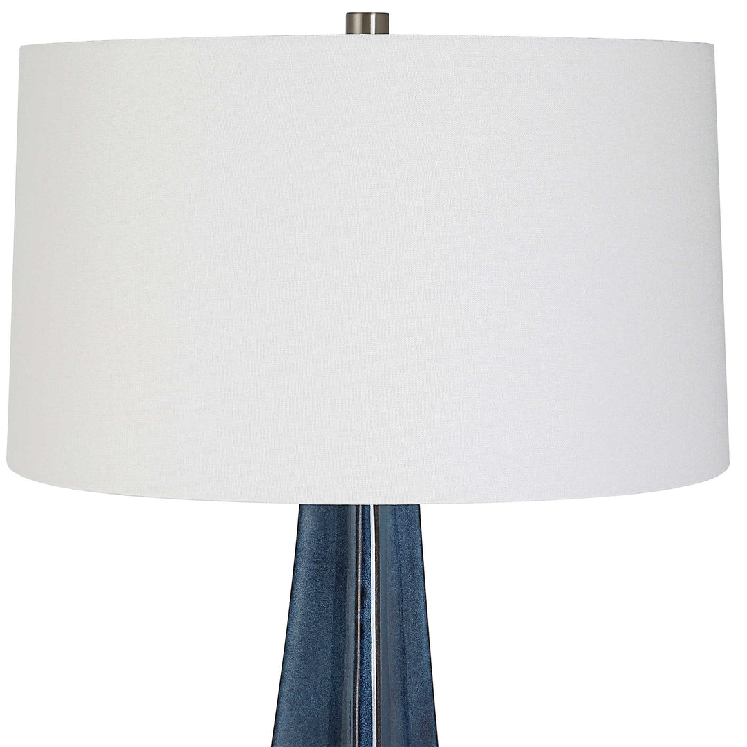 Teramo Scalloped Ceramic Table Lamp-Uttermost-UTTM-30229-Table Lamps-3-France and Son