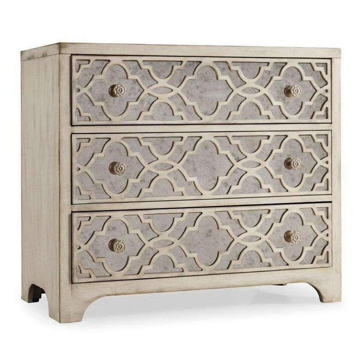 Sanctuary Fretwork Chest - Pearl Essence-Hooker-HOOKER-3023-85001-Dressers-1-France and Son