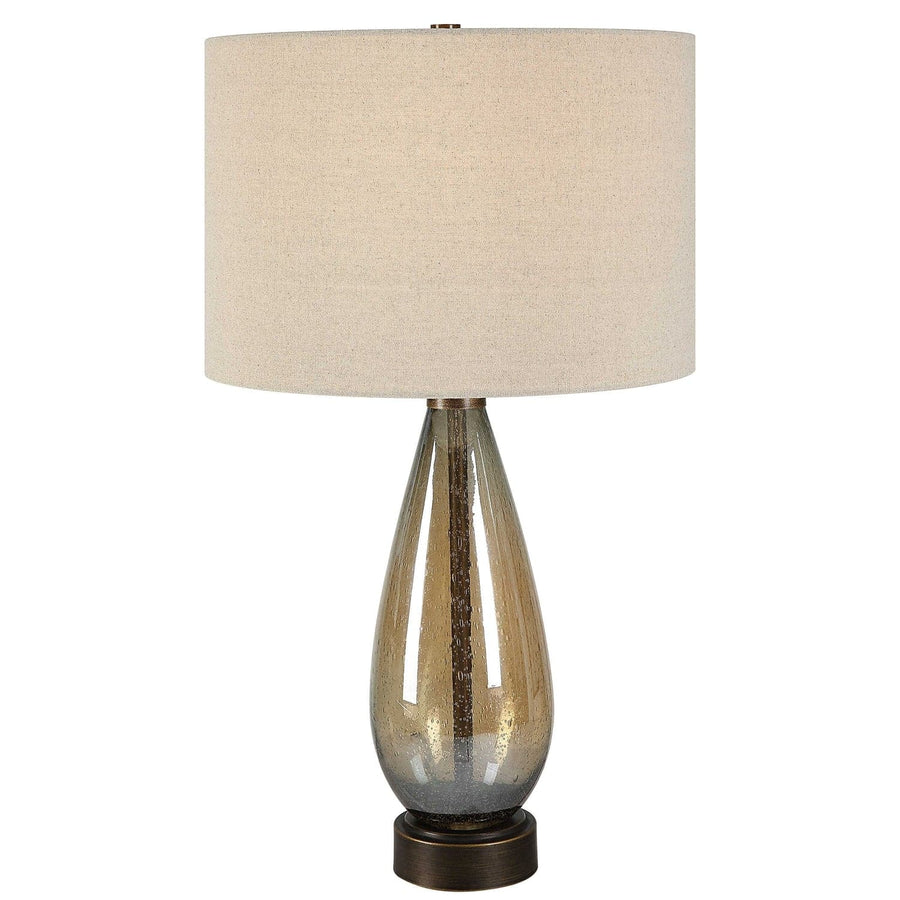 Baltic Teardrop Glass Table Lamp-Uttermost-UTTM-30230-Table Lamps-1-France and Son