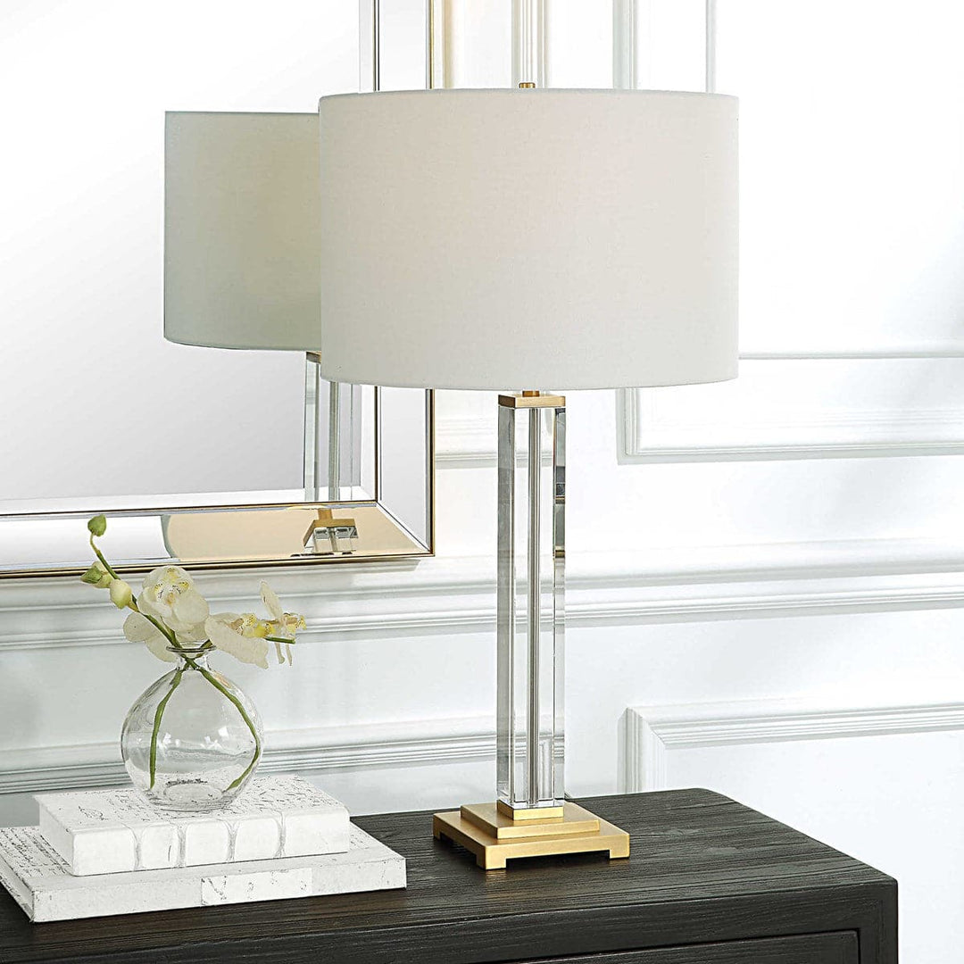 Crystal Column Table Lamp-Uttermost-UTTM-30237-Table Lamps-3-France and Son
