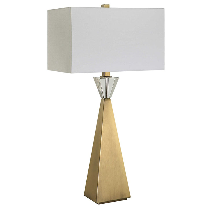Uttermost Arete Modern Brass Table Lamp-Uttermost-UTTM-30244-Table Lamps-4-France and Son