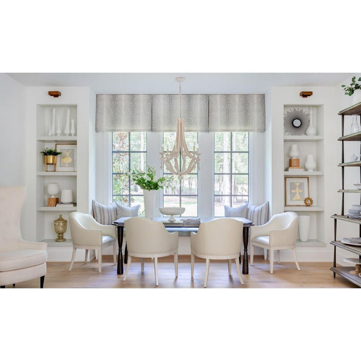 Dining Chairs Grace Dining Chair-Antique White-Milk Leather