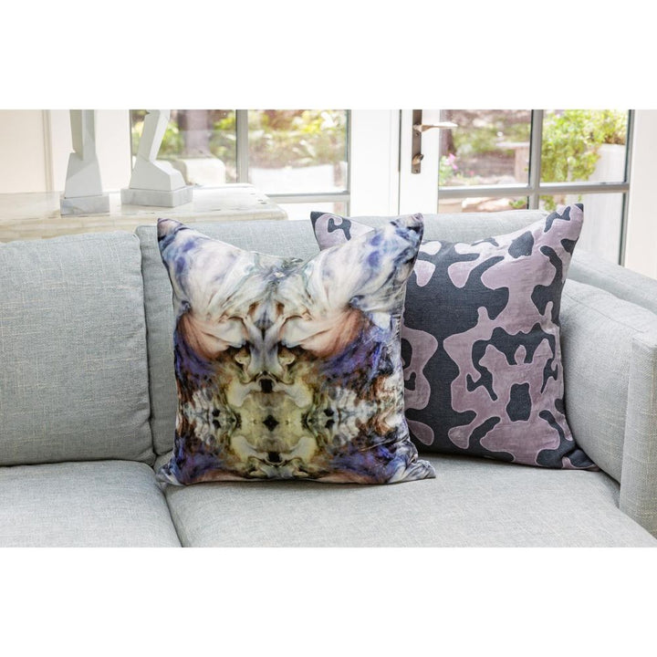Pillows Ink Blot Pillow-Lavender-22 x 22