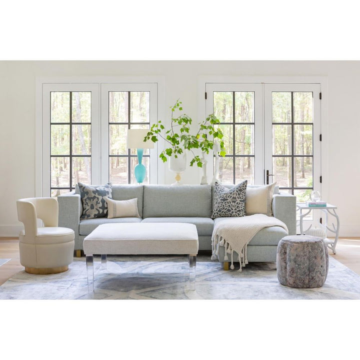 Moth Pillow-Cream/Shale-22 x 22