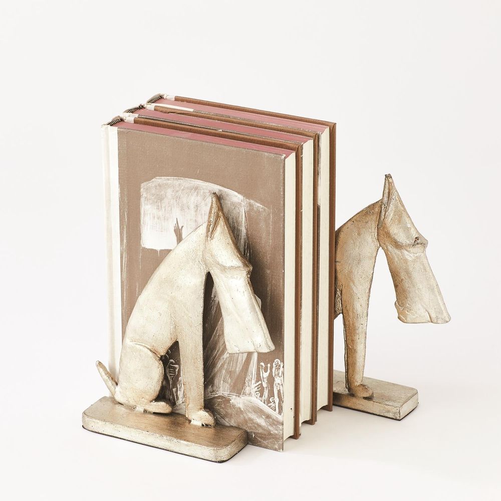 Bookends Scottie Bookends-Silver