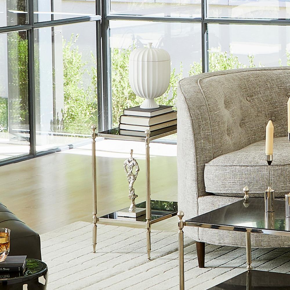 Side Tables Acorn Side Table-Nickel