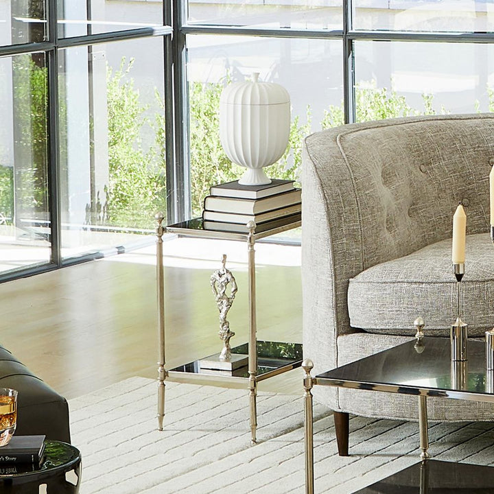 Side Tables Acorn Side Table-Nickel