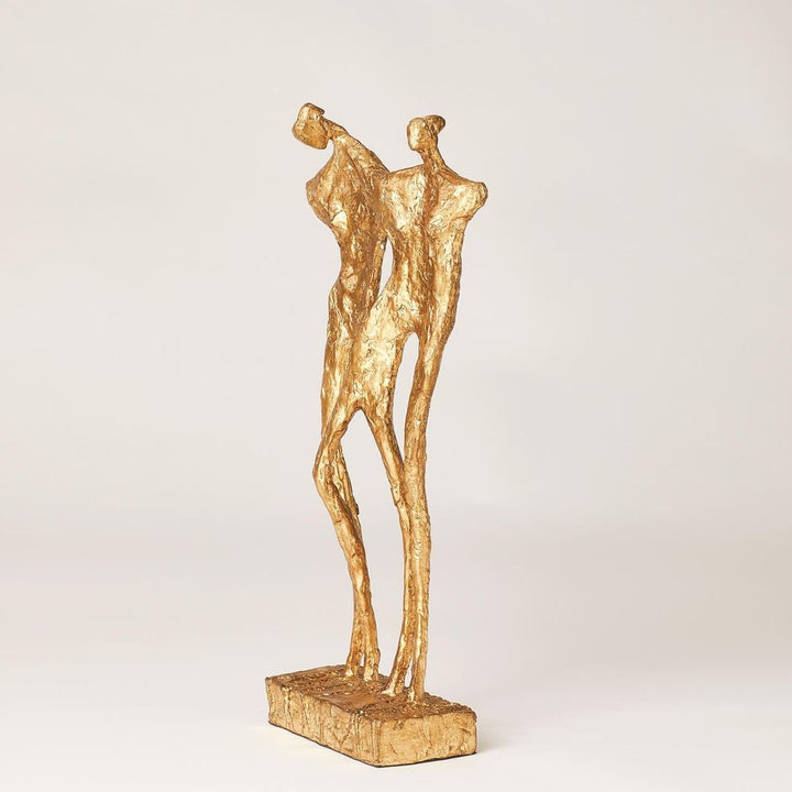Decorative Objects Couple-Gold Leaf