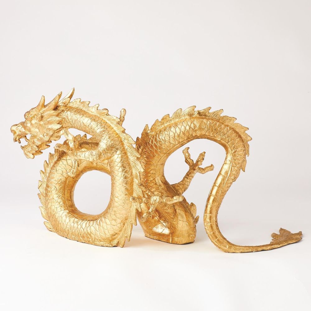 Decorative Objects Dragon-Gold Leaf