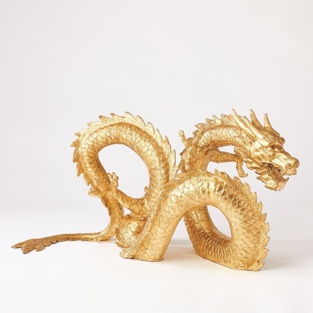 Decorative Objects Dragon-Gold Leaf