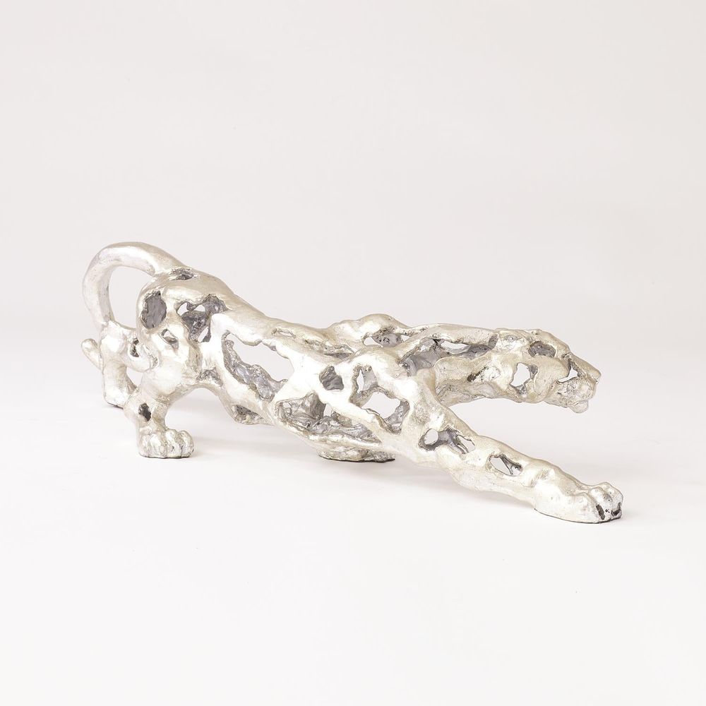 Decorative Objects Deconstructed Jaguar-Silver Leaf