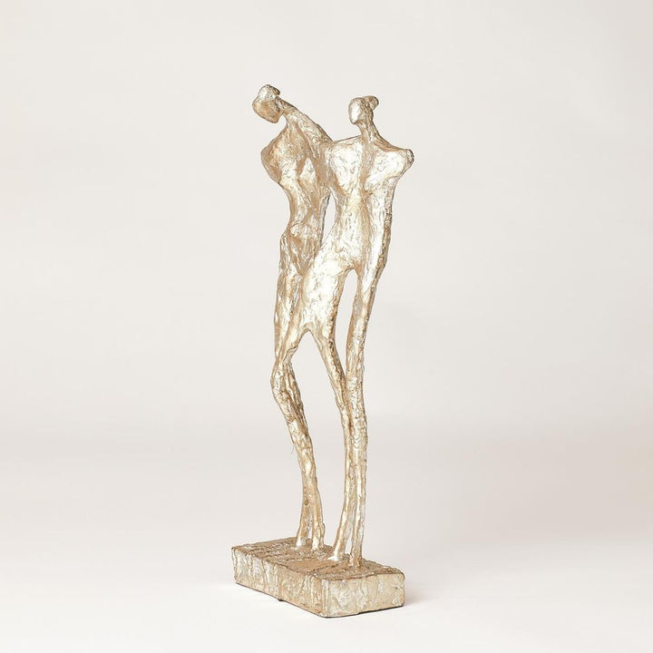 Decorative Objects Couple-Silver Leaf