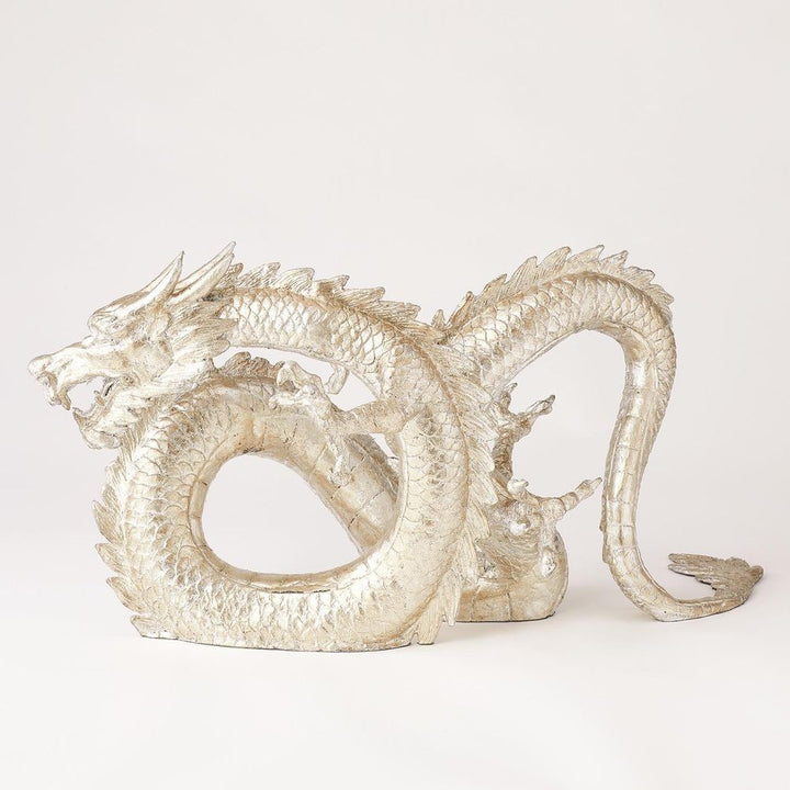 Decorative Objects Dragon-Silver Leaf