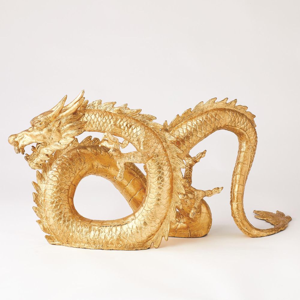 Decorative Objects Dragon-Gold Leaf