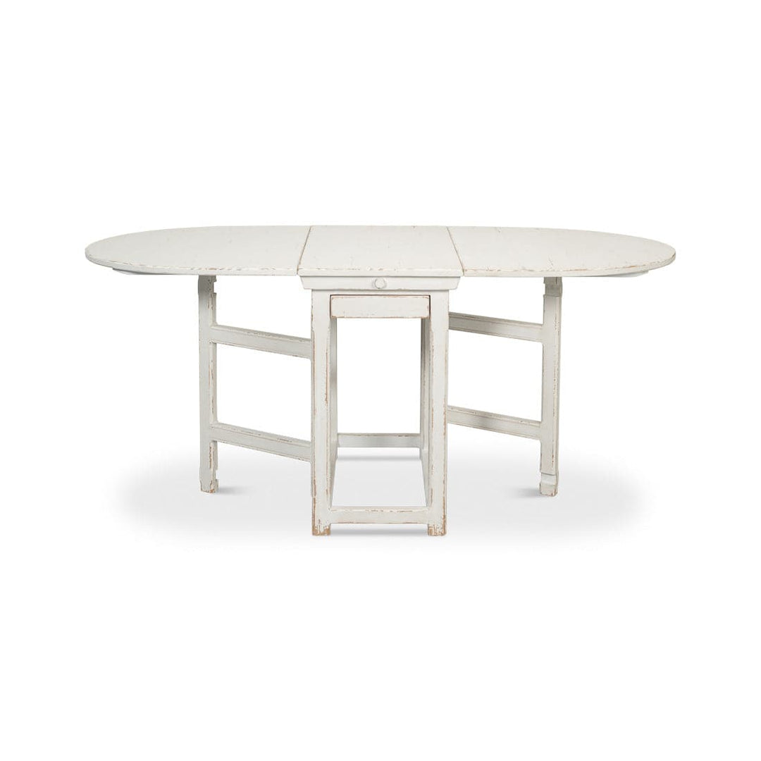 Charlie's Woodenhinge Dropleaf Table-SARREID-STOCKR-SARREID-30884-Dining Tables-3-France and Son