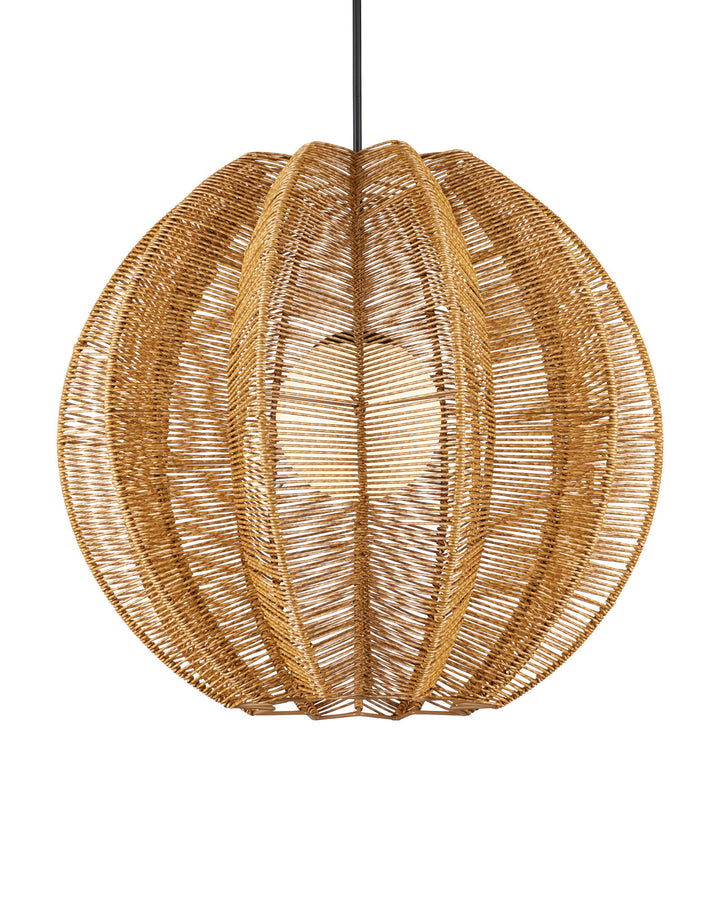 Barbary Fluted Outdoor Pendant