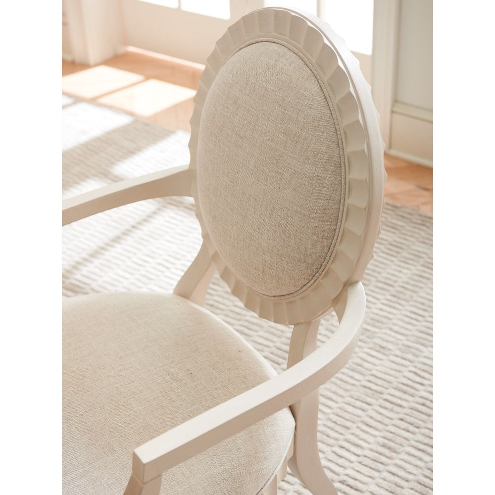 Preston Game Chair With Casters - Opaline