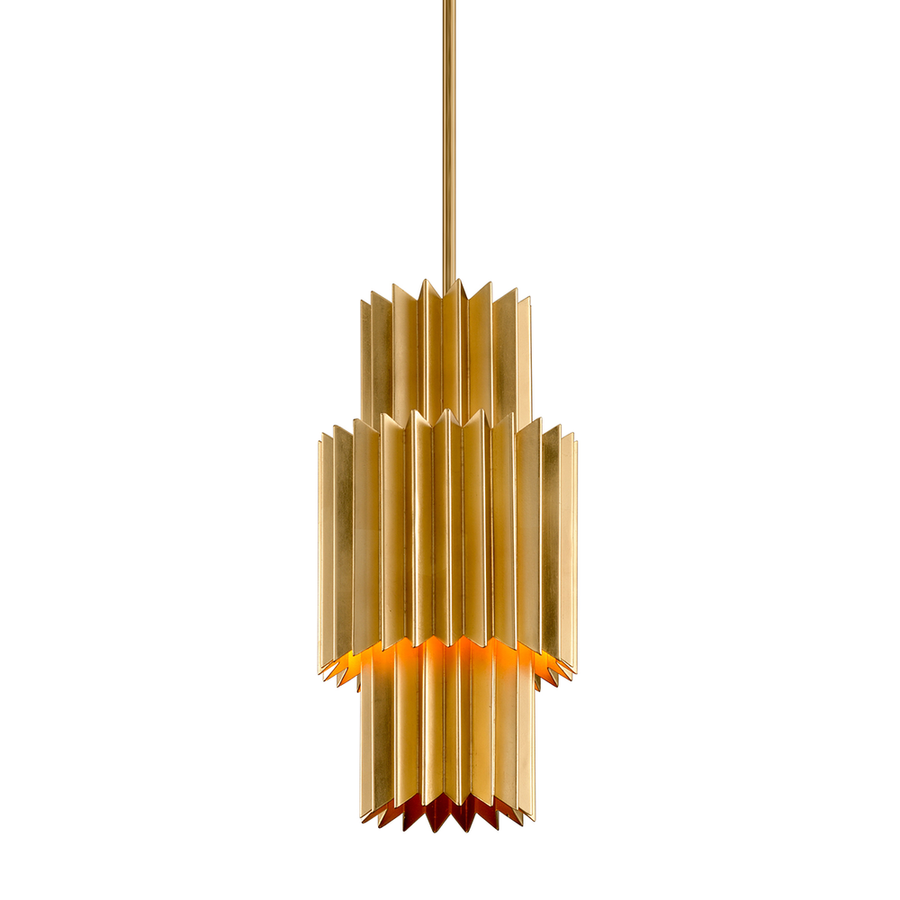 Pendants Moxy Pendant - Gold Leaf 9.5in