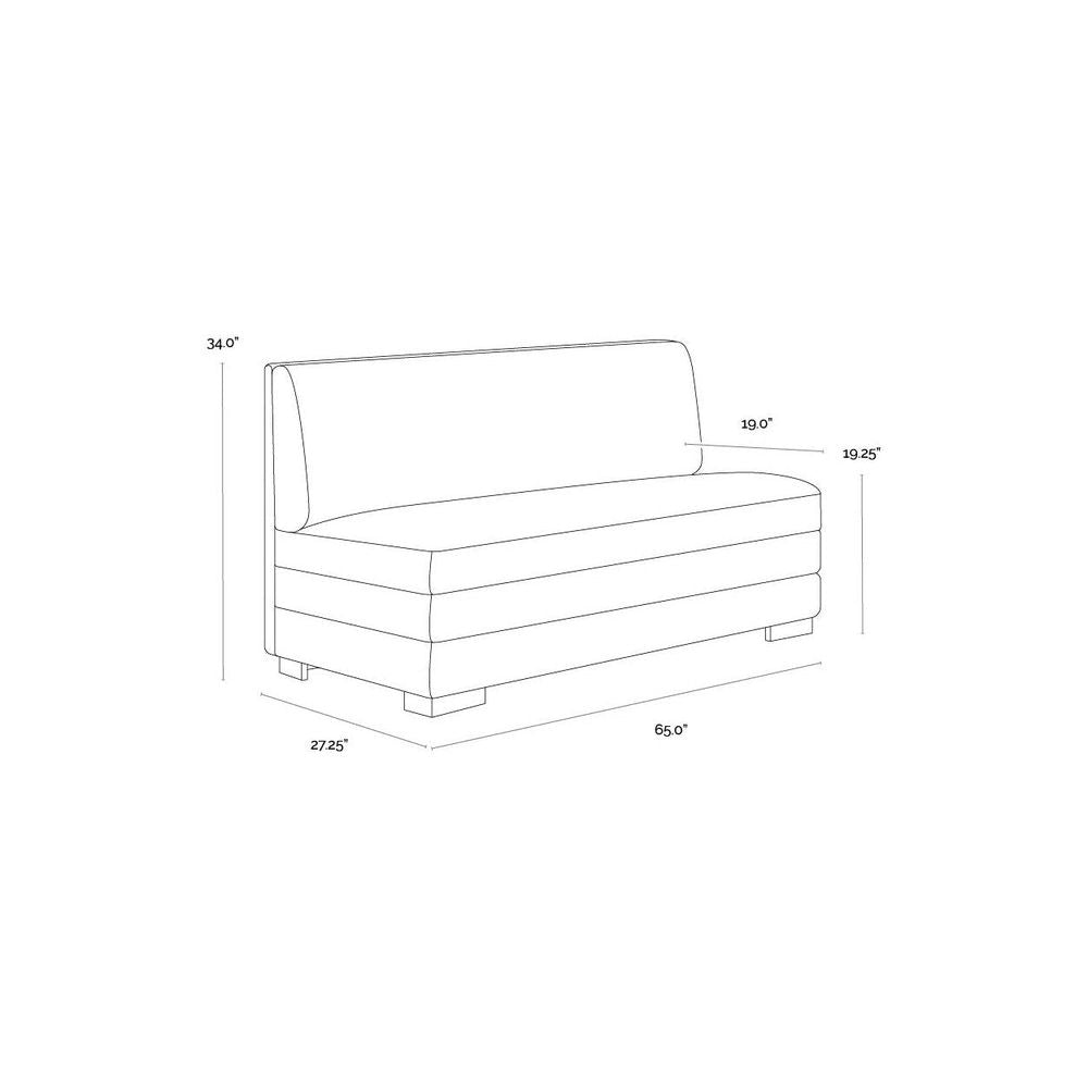 Radcliff Banquette - Milliken Cognac