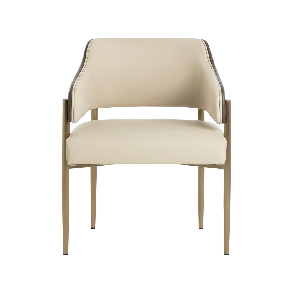 Dining Chairs Tova Dining Armchair - Dillon Cream / Bravo Ash