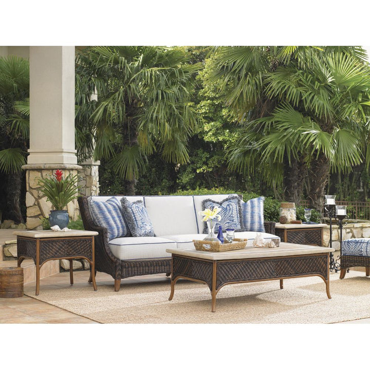 Outdoor Side Tables Accent Table - 0003 Dark Brown