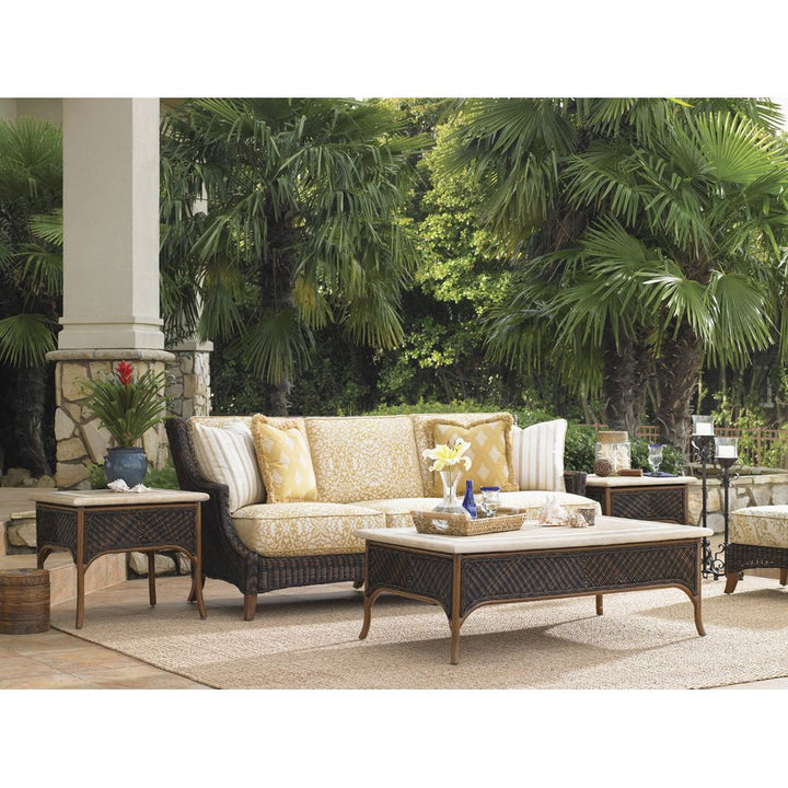 Outdoor Side Tables Accent Table - 0003 Dark Brown