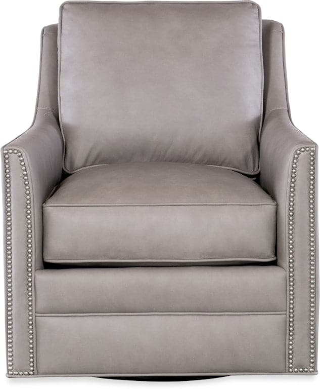Christopher Swivel Chair-Bradington Young-BradingtonYoung-318-25SW-915300-01-Lounge ChairsBleach White-3-France and Son