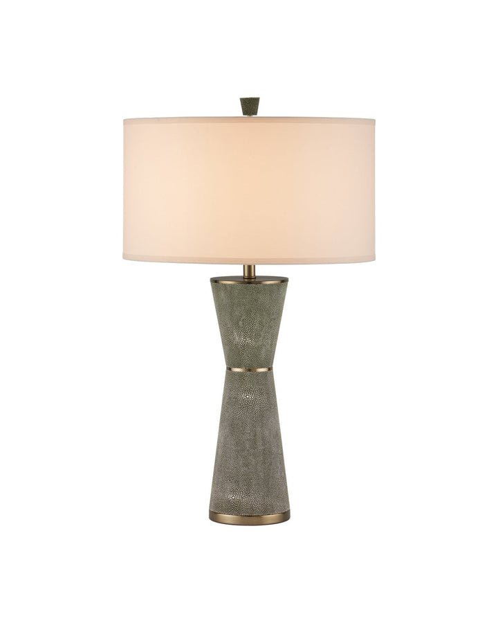 Table Lamps Galuchat Green Hourglass Table Lamp