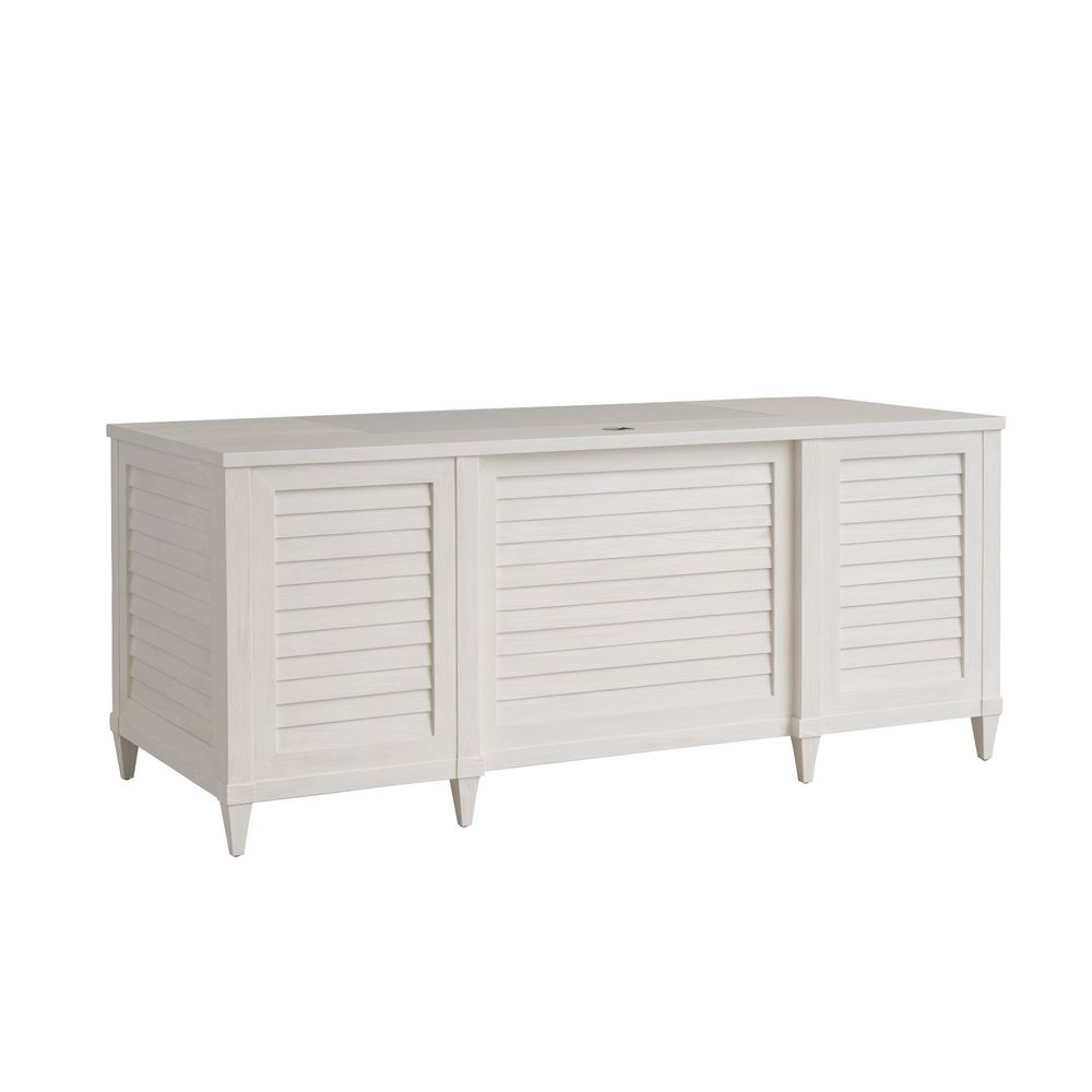 Bradenton Executive Desk - Creamy White