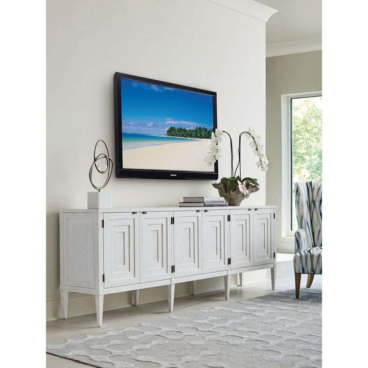 TV Stands & Media Consoles Clearwater Long Media Console - Creamy White