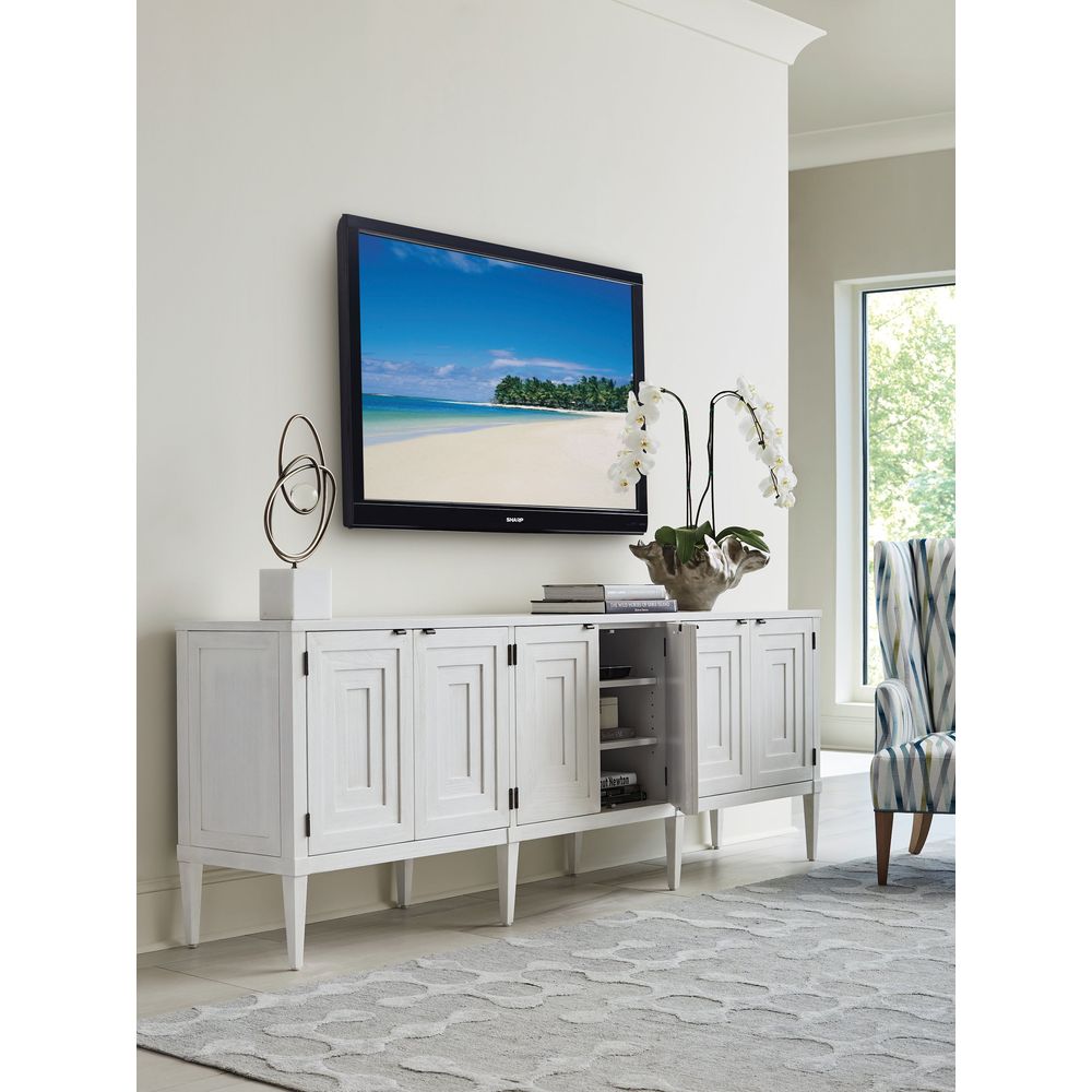 TV Stands & Media Consoles Clearwater Long Media Console - Creamy White