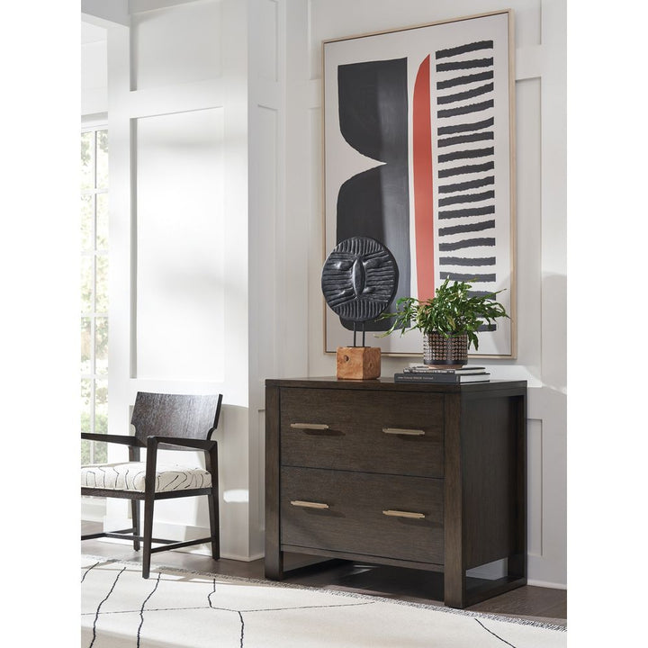 File Storage Hewitt File Chest - Dark Brown