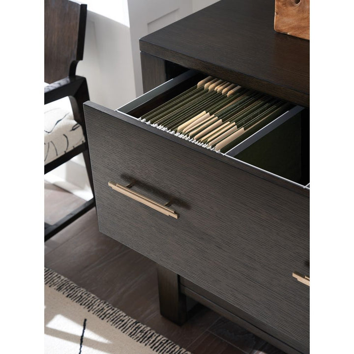 File Storage Hewitt File Chest - Dark Brown