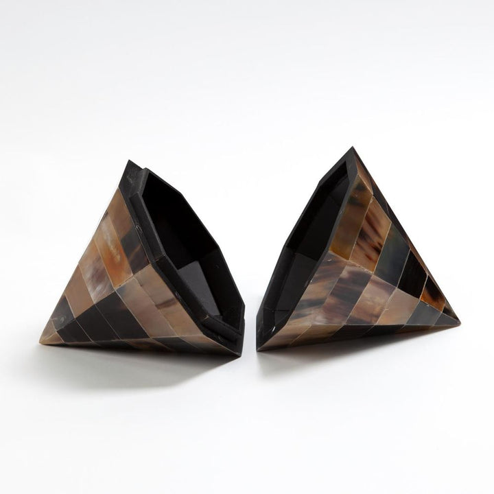 Boxes Triangle Cone Box-Brown Horn