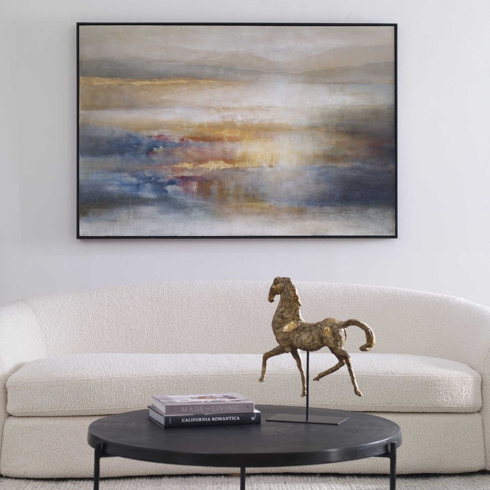 Seafaring Dusk Hand Painted Abstract Art-Uttermost-UTTM-32286-Wall Decor-2-France and Son