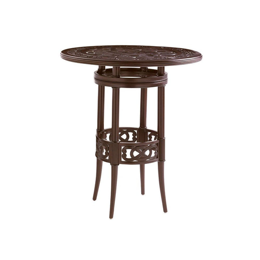 Outdoor Side Tables High/Low Bistro Table - Dark Brown