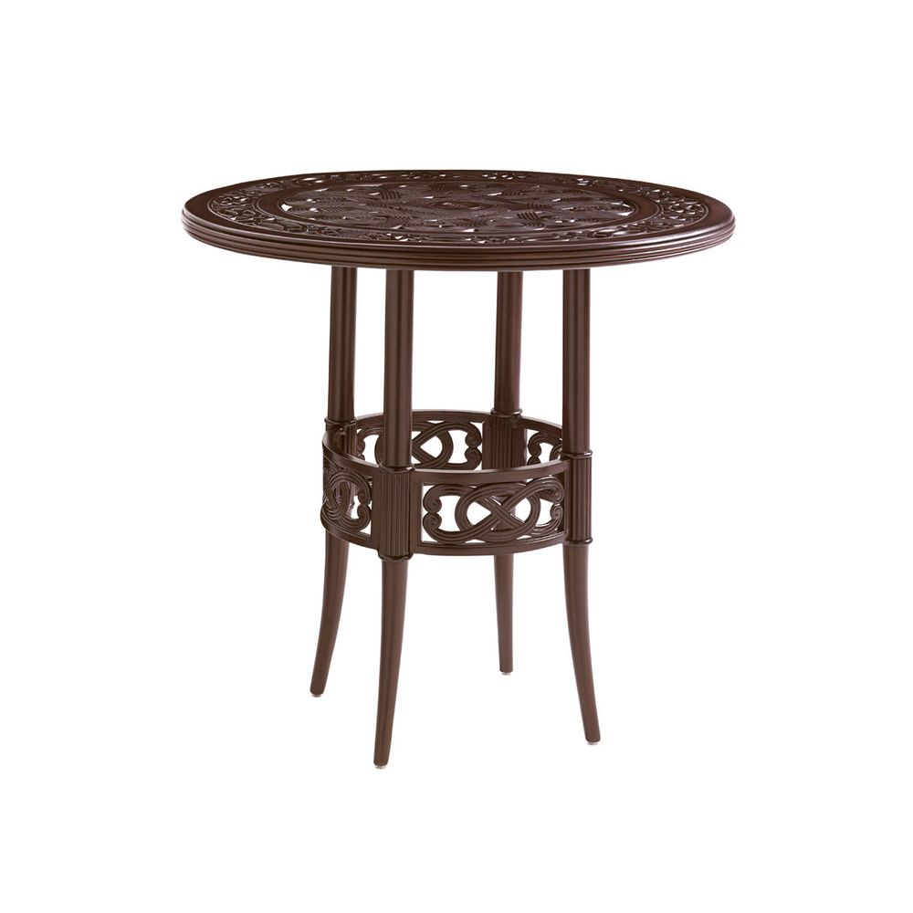 Outdoor Side Tables High/Low Bistro Table - Dark Brown