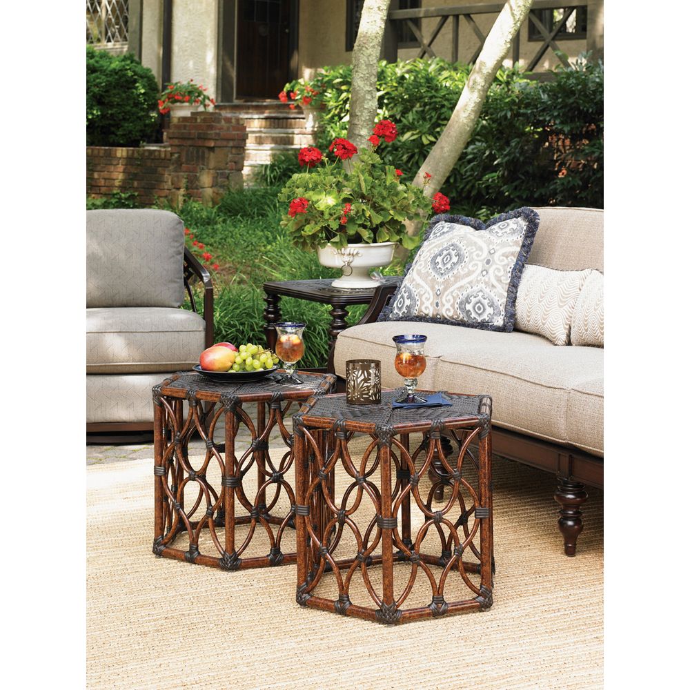 Outdoor Coffee Tables Bunching Cocktail Table - 0003 Dark Brown
