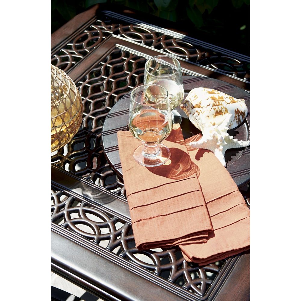 Square End Table - 0003 Dark Brown