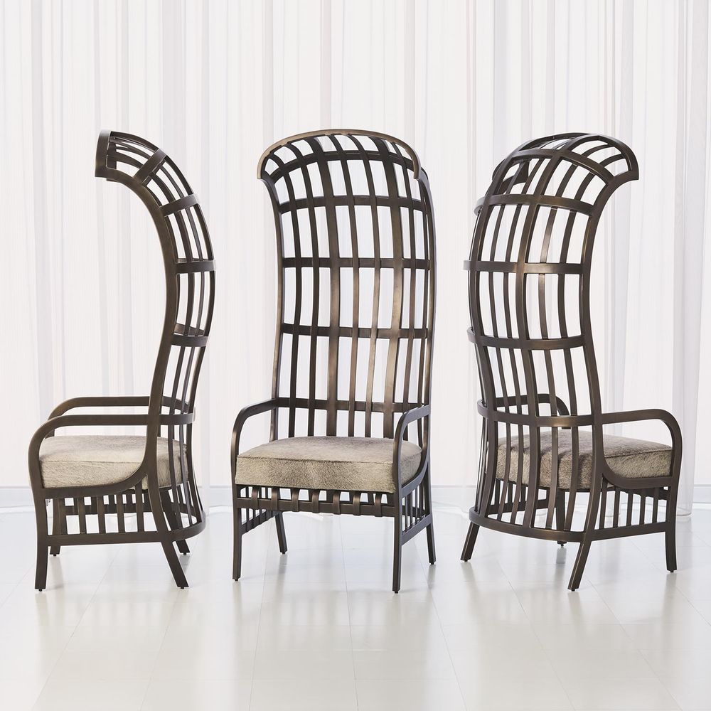 Cascade Chair w/Grey Hair-on-Hide