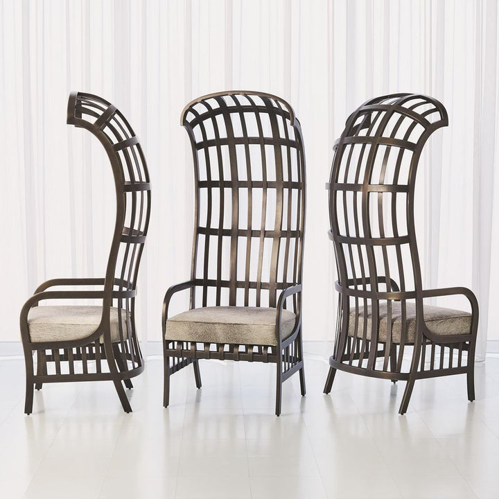 Cascade Chair w/Grey Hair-on-Hide